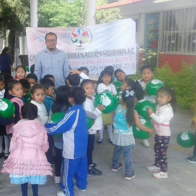 Actividad de GEEANS con niñas y niños